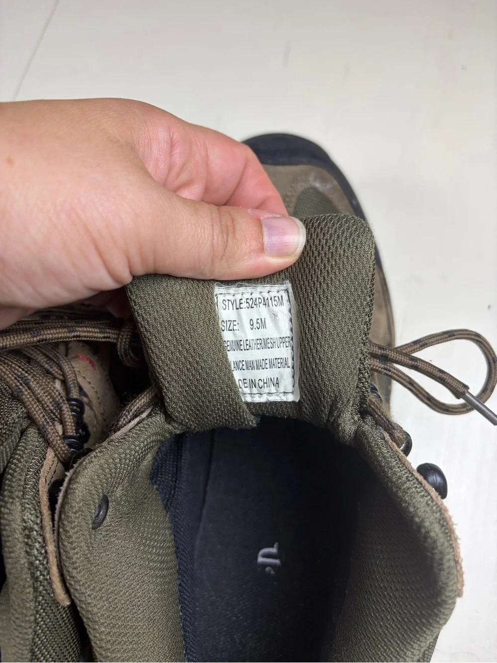 RedHead Olive Green & Brown Men’s Hiking Boots